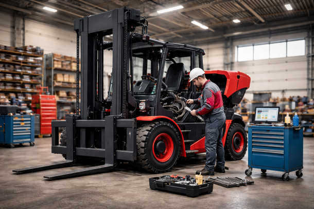Reparatur aller Gabelstaplern Marken